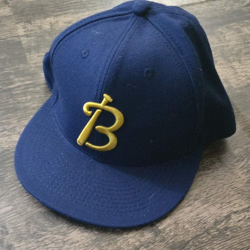 BASEBALLISM Navy Blue & Gold Ball Cap Snapback One Size Adjustable‎